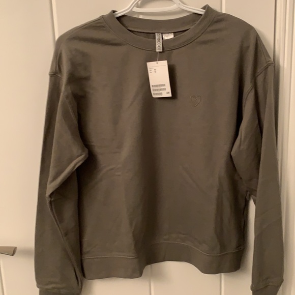 NEW KHAKI GREEN Sweatshirt - Picture 5 of 6